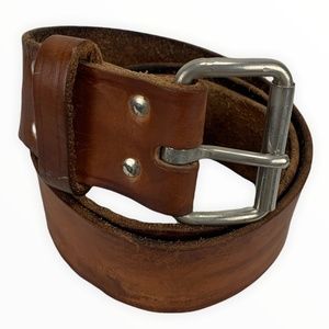 Leather belt